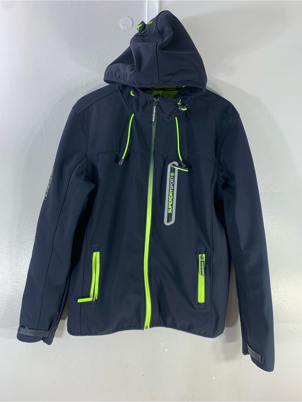 Superdry sport running outdoor hiking waterproof windbreaker Jacket